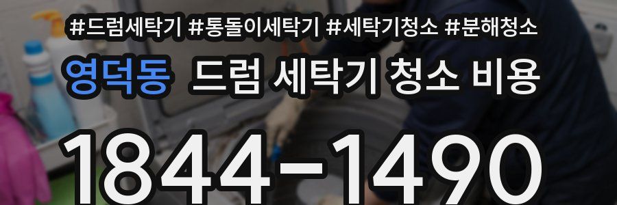 영덕동 드럼 세탁기 청소 비용