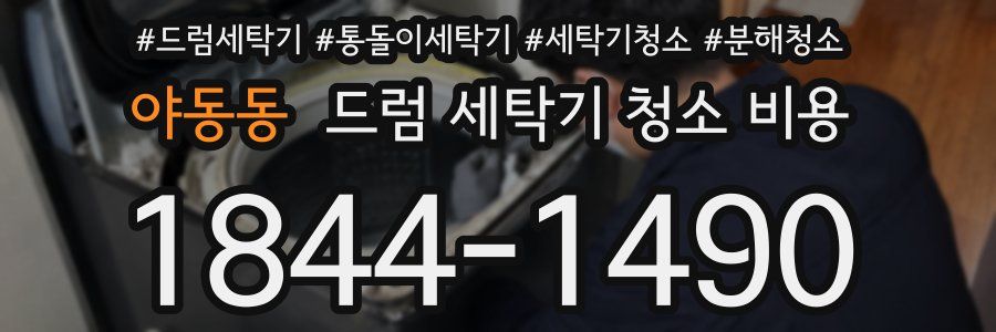 야동동 드럼 세탁기 청소 비용