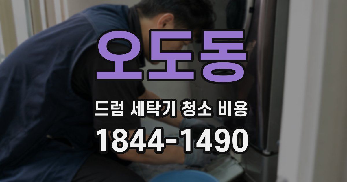오도동 드럼 세탁기 청소 비용