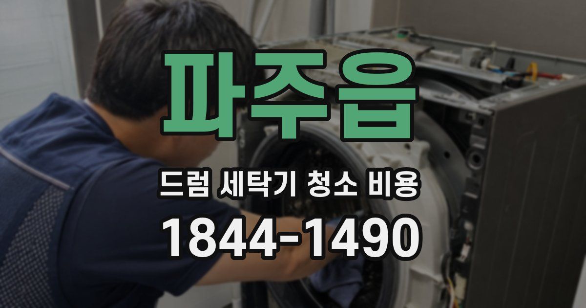 파주읍 드럼 세탁기 청소 비용