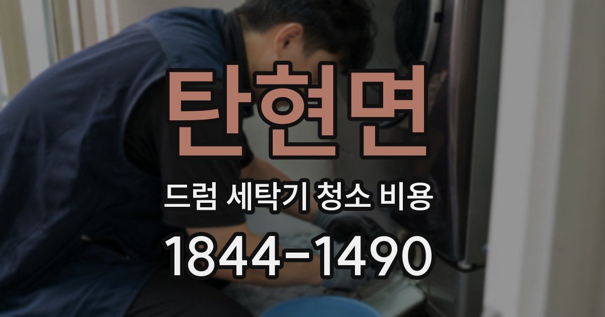 탄현면 드럼 세탁기 청소 비용