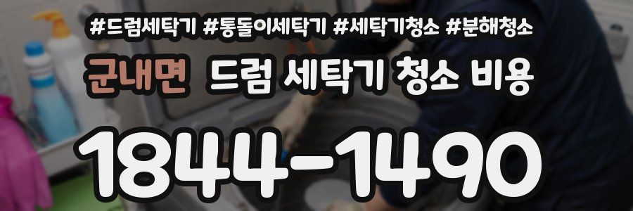 군내면 드럼 세탁기 청소 비용