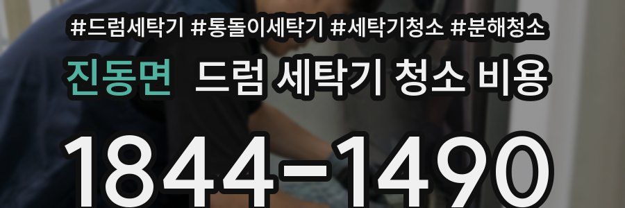 진동면 드럼 세탁기 청소 비용