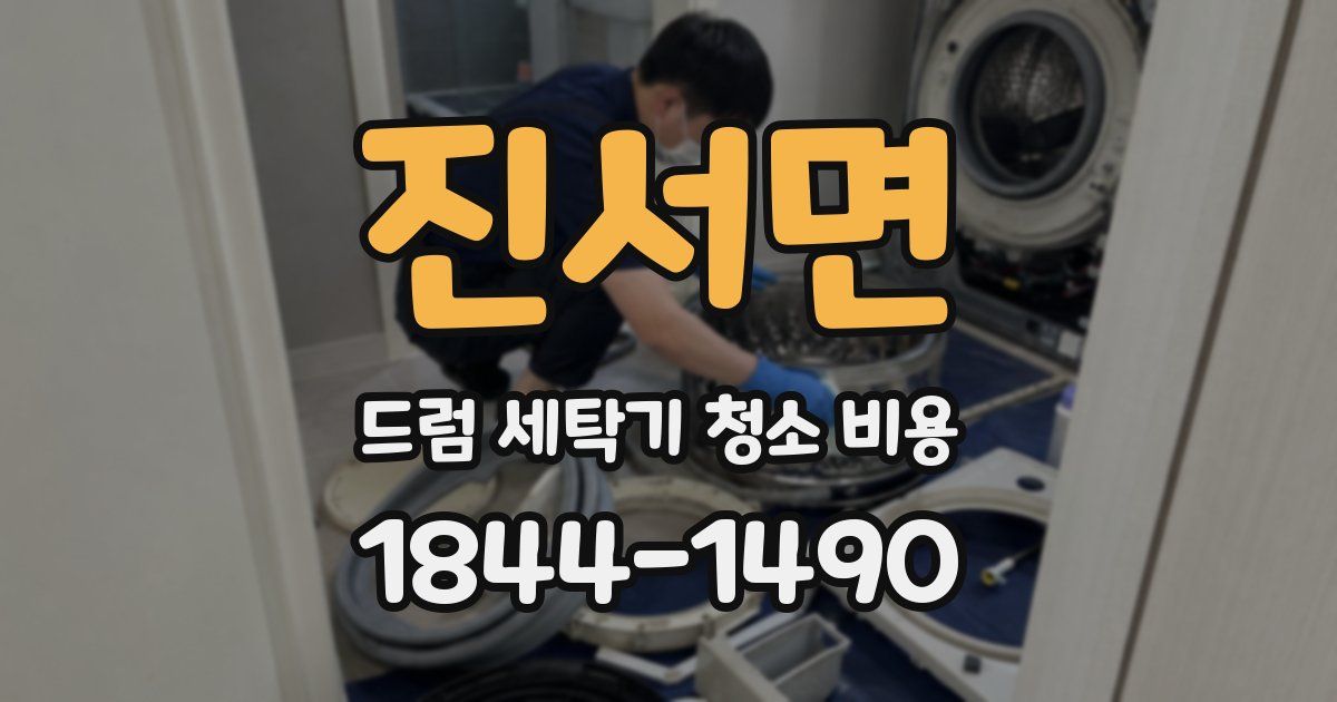 진서면 드럼 세탁기 청소 비용