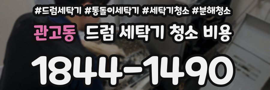관고동 드럼 세탁기 청소 비용