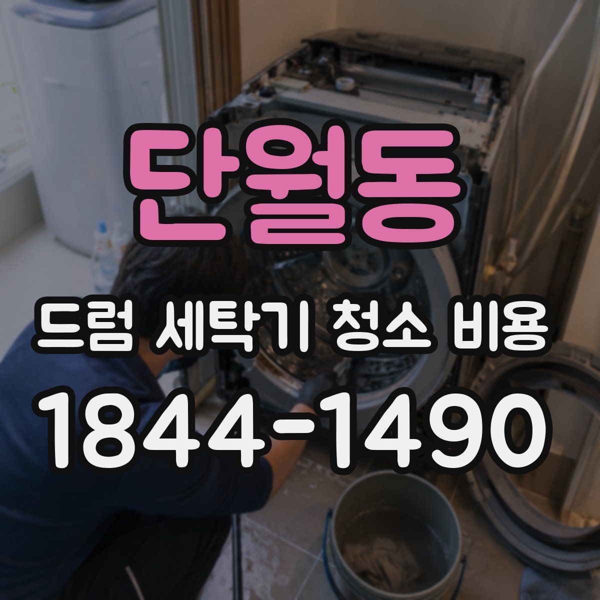 단월동 드럼 세탁기 청소 비용