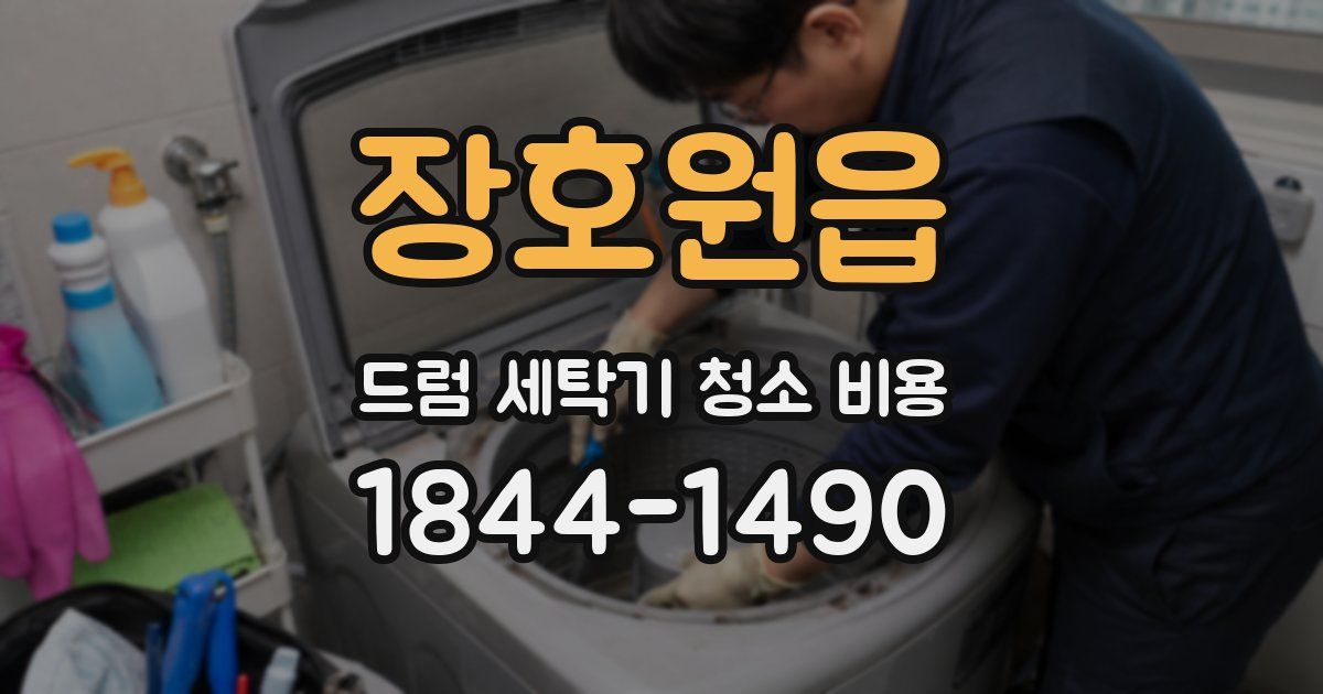 장호원읍 드럼 세탁기 청소 비용