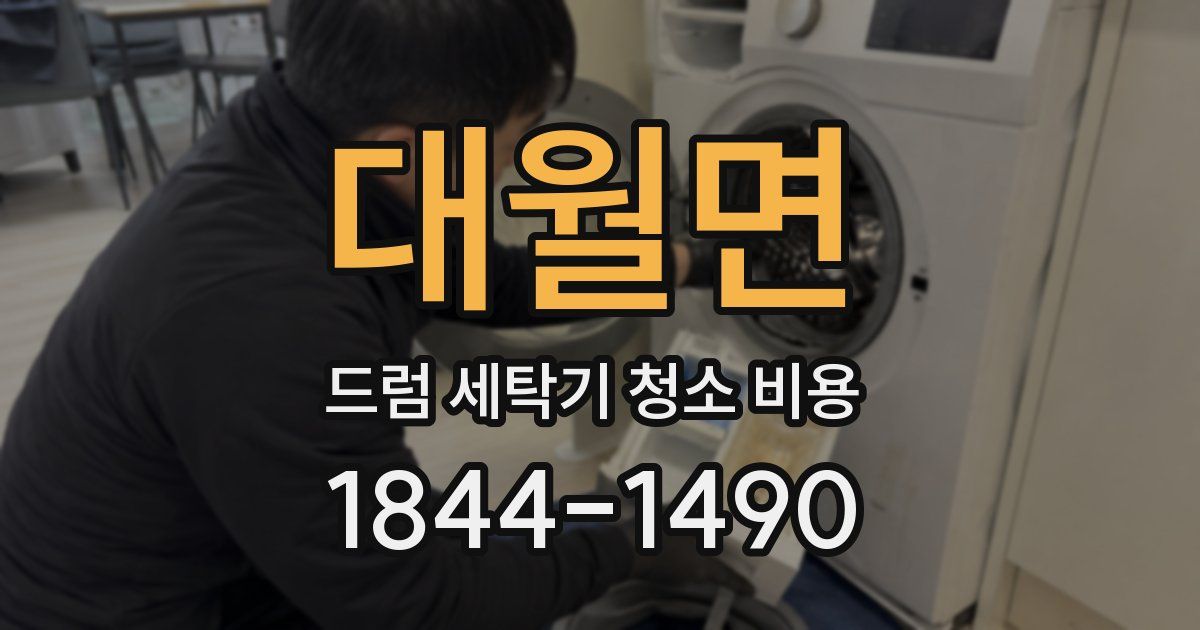 대월면 드럼 세탁기 청소 비용