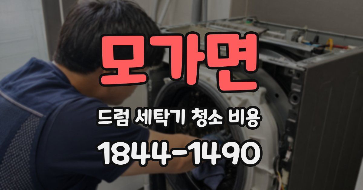 모가면 드럼 세탁기 청소 비용