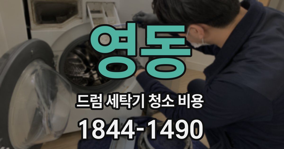 영동 드럼 세탁기 청소 비용
