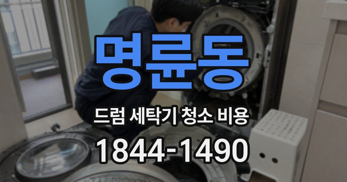 명륜동 드럼 세탁기 청소 비용