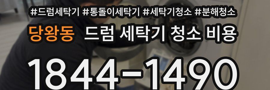 당왕동 드럼 세탁기 청소 비용