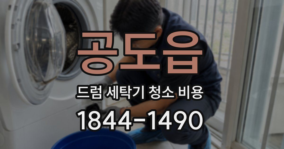 공도읍 드럼 세탁기 청소 비용