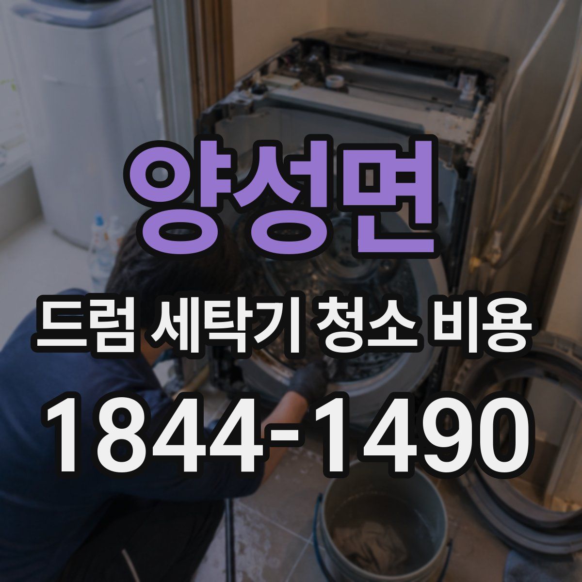 양성면 드럼 세탁기 청소 비용