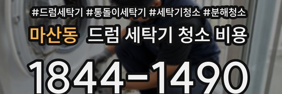 마산동 드럼 세탁기 청소 비용