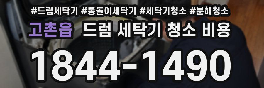 고촌읍 드럼 세탁기 청소 비용
