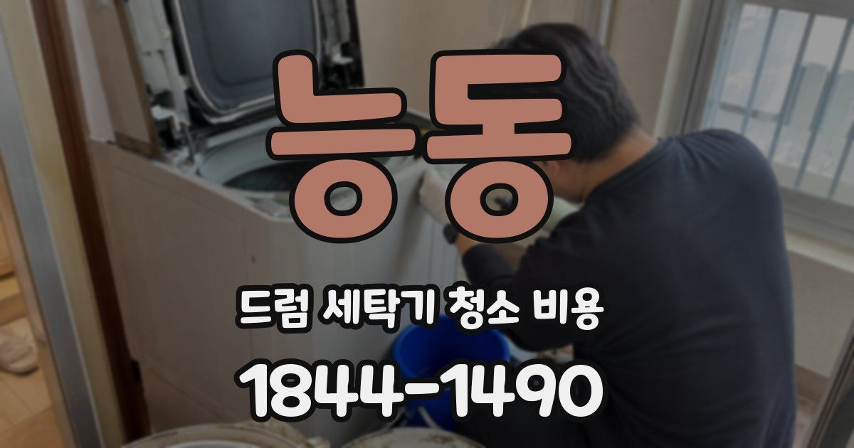 능동 드럼 세탁기 청소 비용