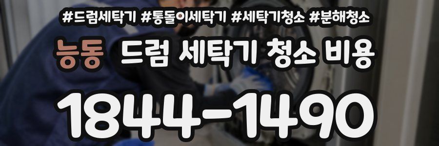 능동 드럼 세탁기 청소 비용