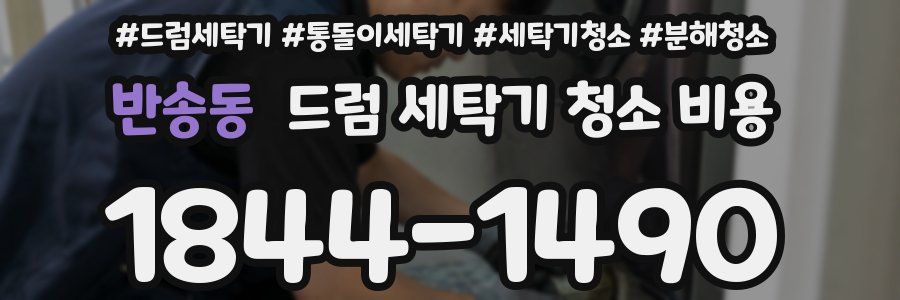 반송동 드럼 세탁기 청소 비용
