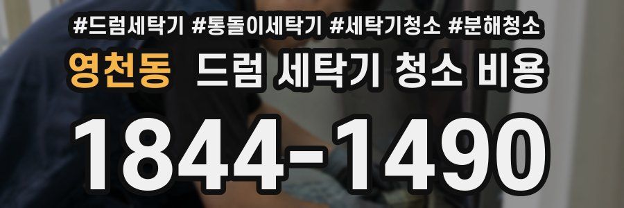 영천동 드럼 세탁기 청소 비용