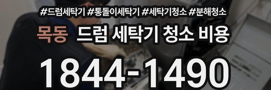 목동 드럼 세탁기 청소 비용