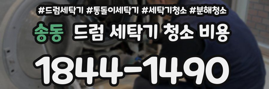 송동 드럼 세탁기 청소 비용
