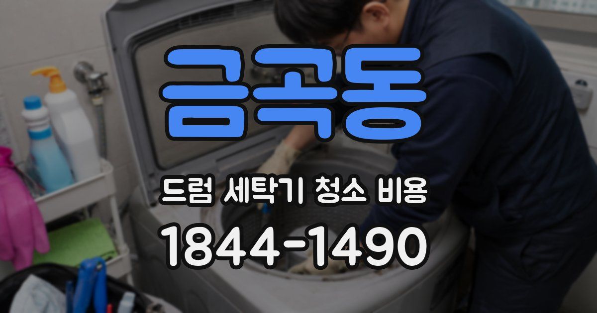 금곡동 드럼 세탁기 청소 비용