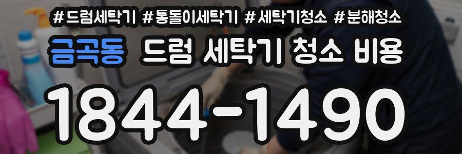 금곡동 드럼 세탁기 청소 비용