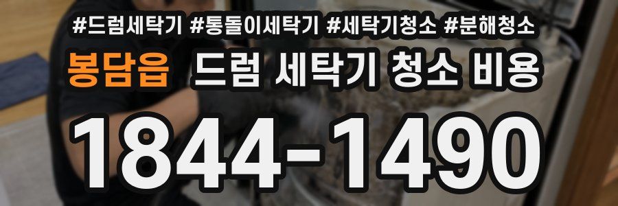 봉담읍 드럼 세탁기 청소 비용