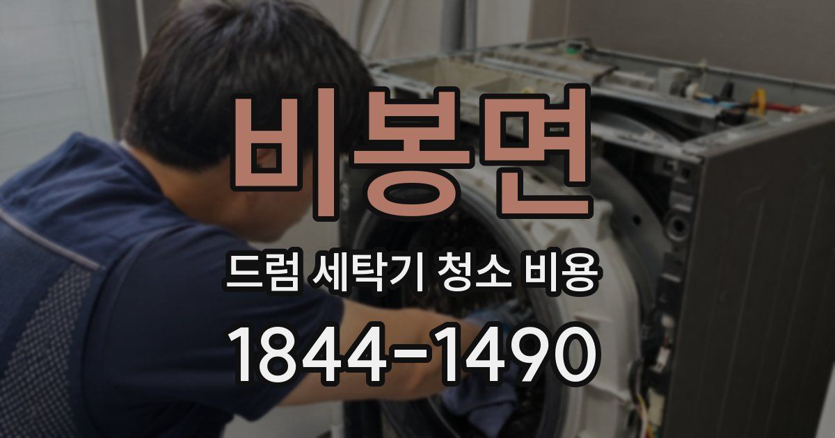 비봉면 드럼 세탁기 청소 비용