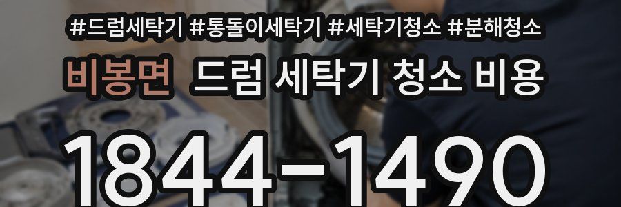 비봉면 드럼 세탁기 청소 비용