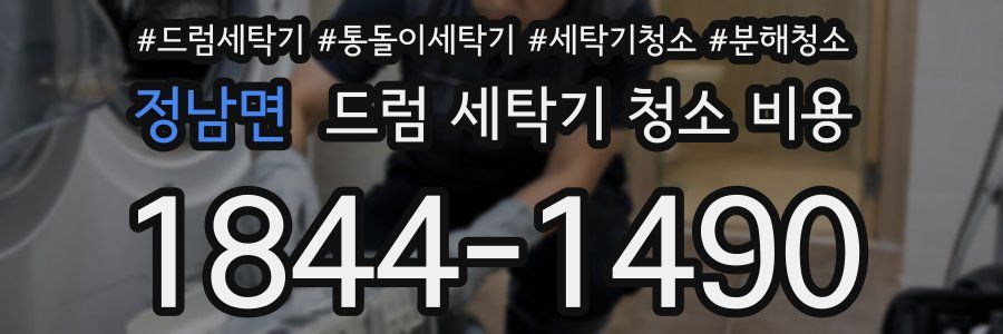 정남면 드럼 세탁기 청소 비용