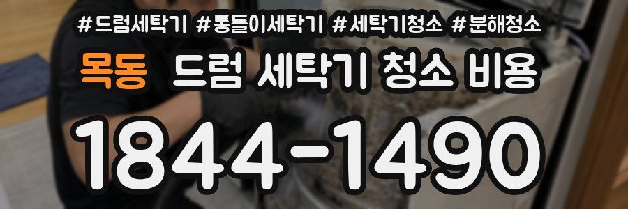 목동 드럼 세탁기 청소 비용