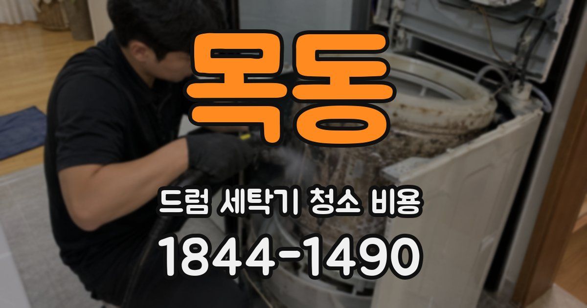 목동 드럼 세탁기 청소 비용