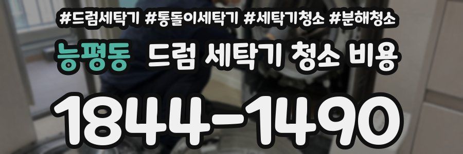 능평동 드럼 세탁기 청소 비용