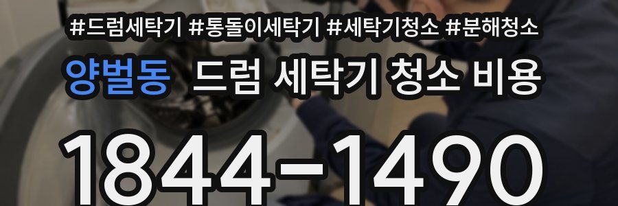 양벌동 드럼 세탁기 청소 비용