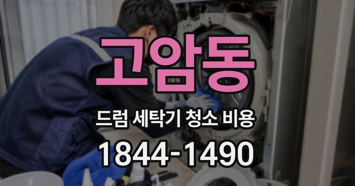 고암동 드럼 세탁기 청소 비용