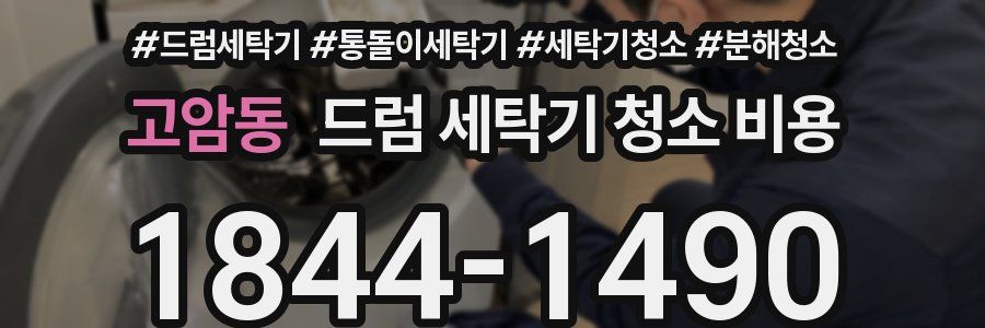 고암동 드럼 세탁기 청소 비용