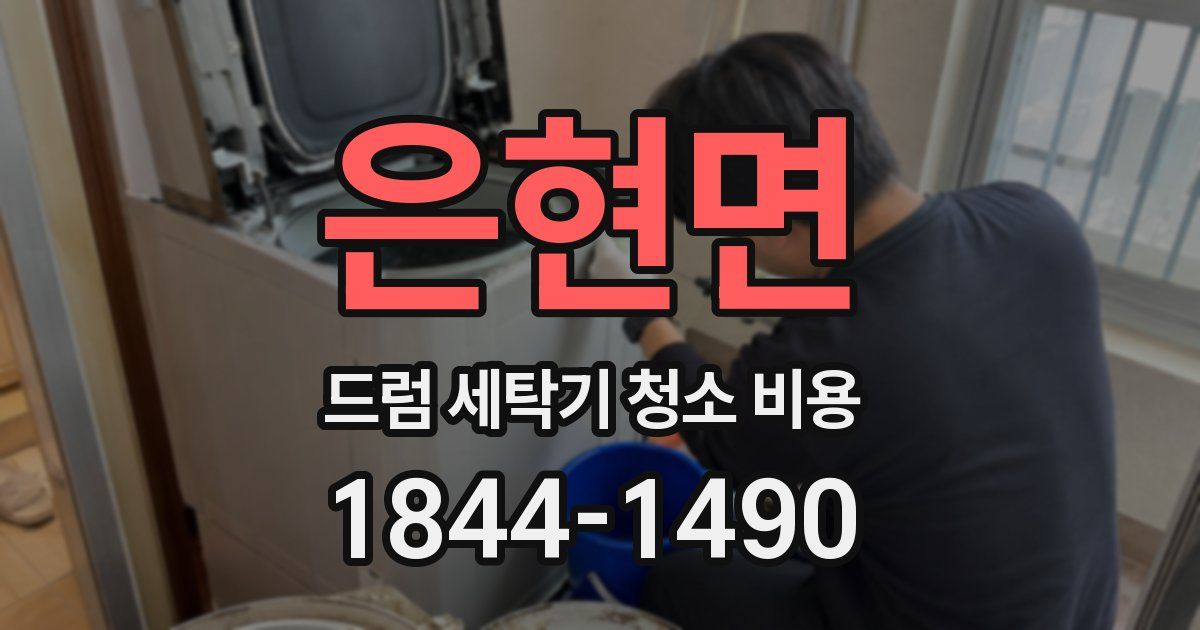 은현면 드럼 세탁기 청소 비용