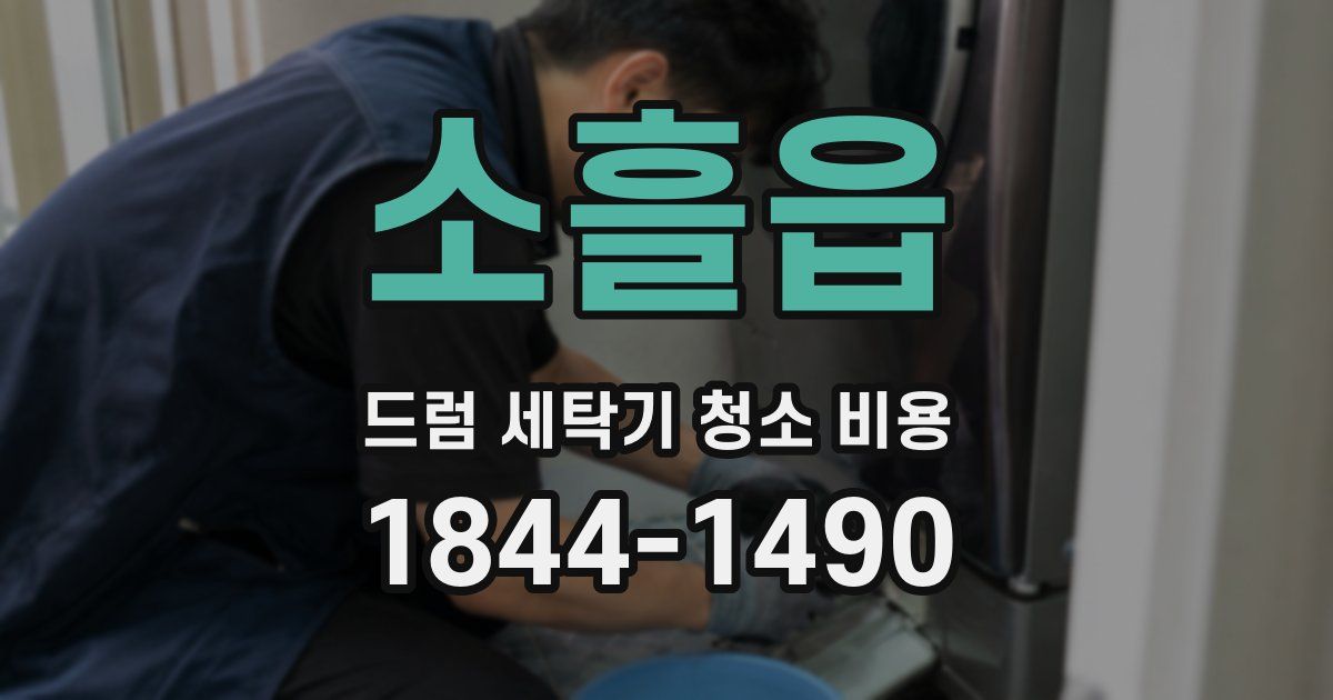 소흘읍 드럼 세탁기 청소 비용