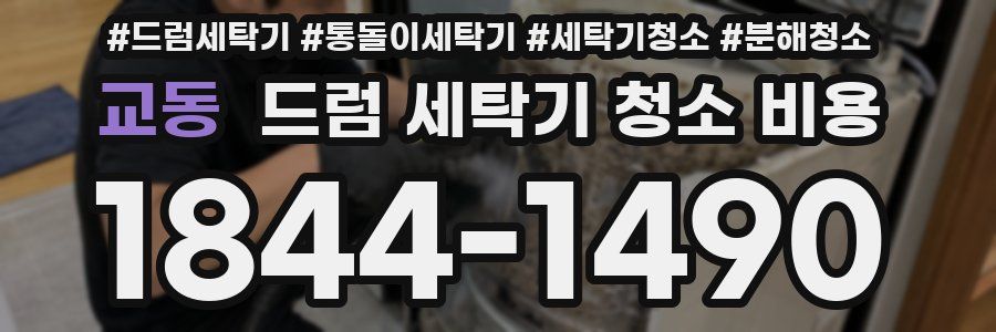교동 드럼 세탁기 청소 비용