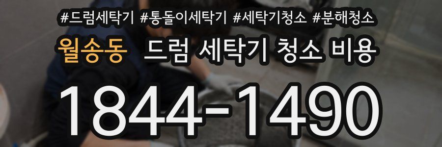 월송동 드럼 세탁기 청소 비용