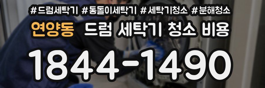 연양동 드럼 세탁기 청소 비용