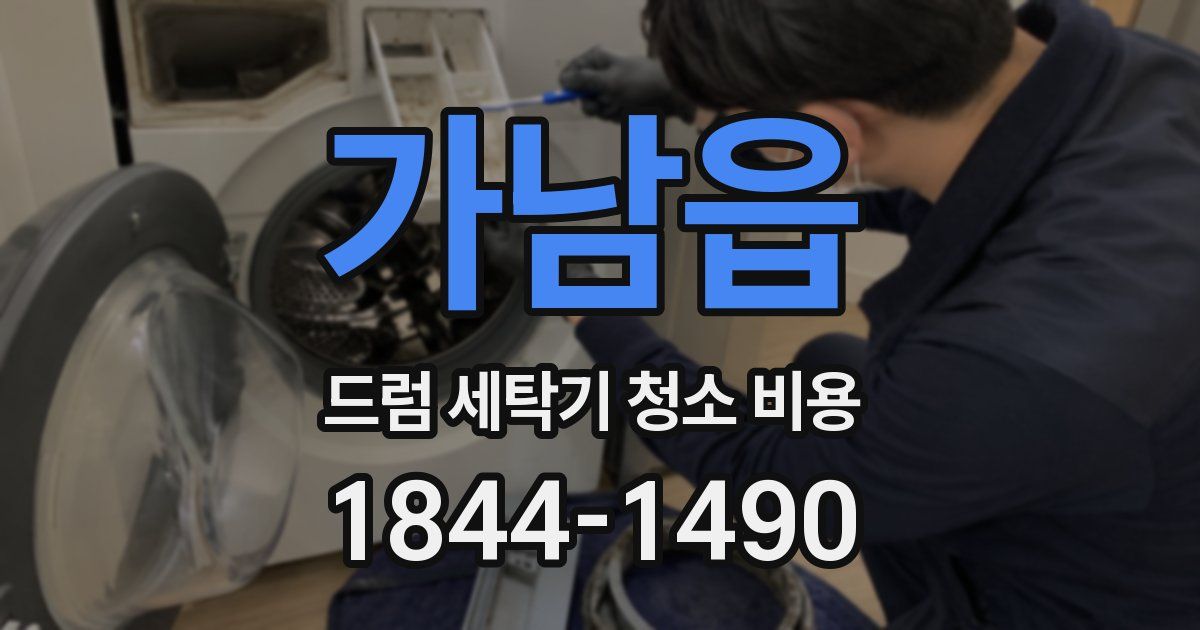 가남읍 드럼 세탁기 청소 비용