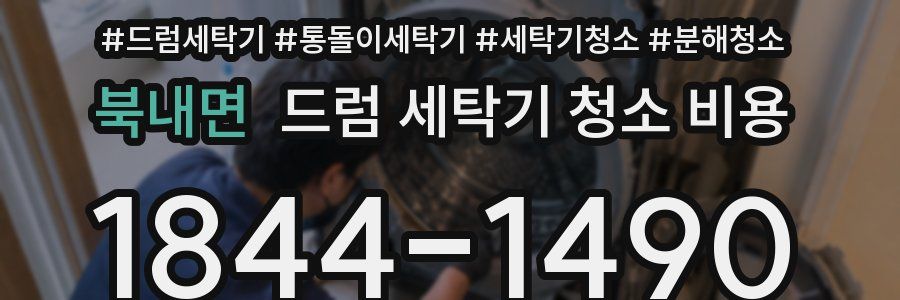 북내면 드럼 세탁기 청소 비용