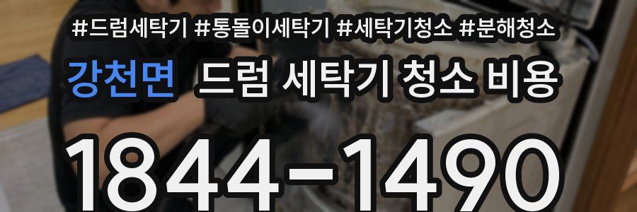 강천면 드럼 세탁기 청소 비용