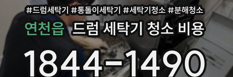연천읍 드럼 세탁기 청소 비용
