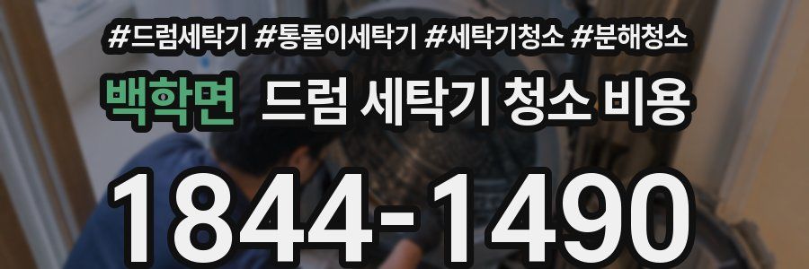 백학면 드럼 세탁기 청소 비용