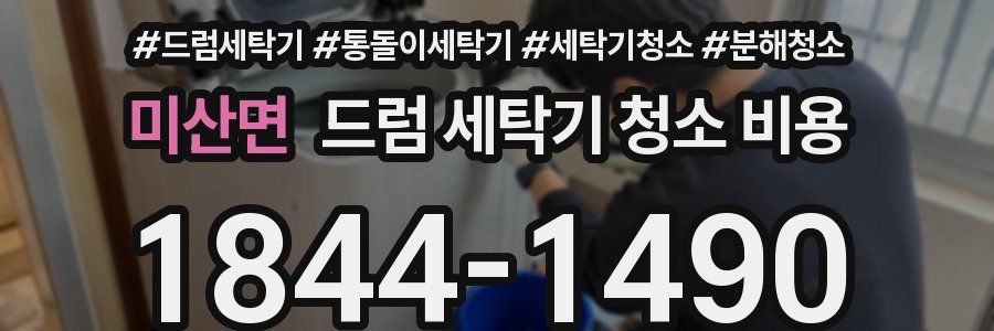 미산면 드럼 세탁기 청소 비용