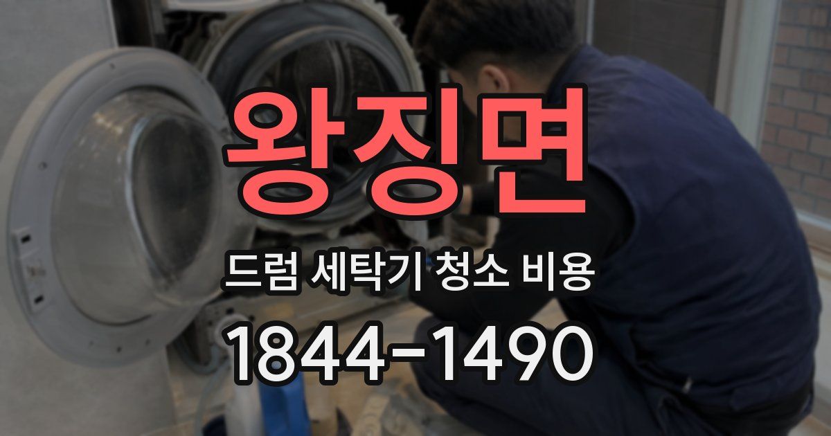 왕징면 드럼 세탁기 청소 비용